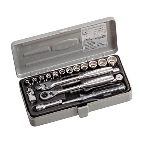 TONE ソケットレンチセット 19pcs 1セット(1800M) 取り寄せ商品 14,295円