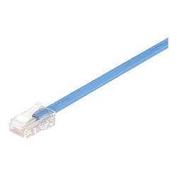 バッファロー BL5EF500BL ツメの折れないLANケーブル Cat5e フラット50m ブルー 取り寄せ商品