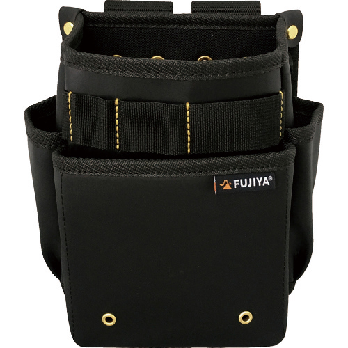 フジ矢 腰袋スモール2段(黒金) 1個(PS-32BG) 目安在庫=○
