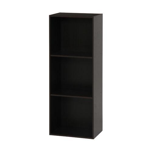不二貿易 カラーボックス3段 A4対応 BR 1セット(2個入) 96571(69-1895-06) 取り寄せ商品