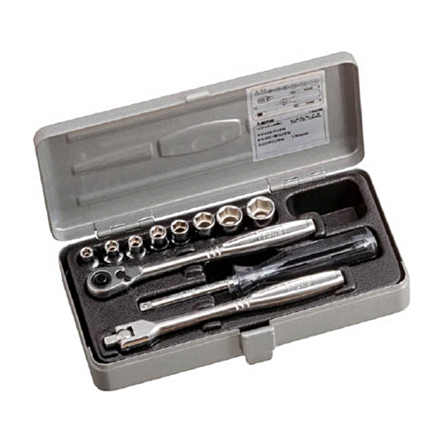TONE ソケットレンチセット 差込角6.35mm 1セット(12点)(1850M) 取り寄せ商品 10,046円
