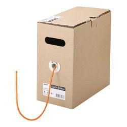 バッファロー BL5E1000OR BL5E1000OR Cat5e LANケーブル 100m 単線 オレンジ 取り寄せ商品