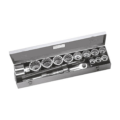 TONE ソケットレンチセット 12角タイプ(17点) 1セット(250M) 取り寄せ商品