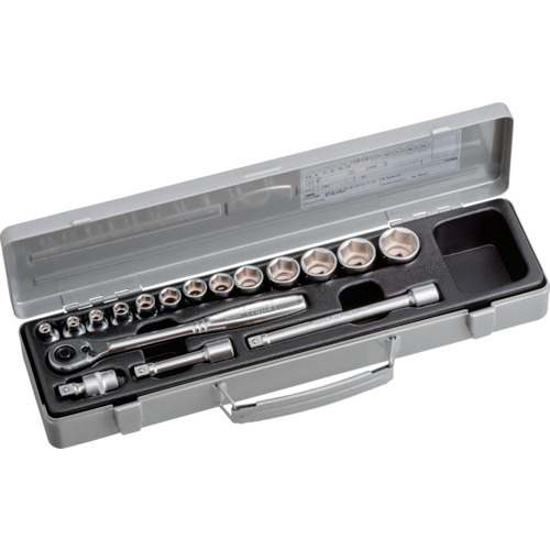TONE ソケットレンチセット 17pcs 1セット(1570MS) 取り寄せ商品