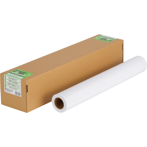 桜井 光沢白PET 24インチロール 610mm×20m 135μ 1本(PETG610) 取り寄せ商品