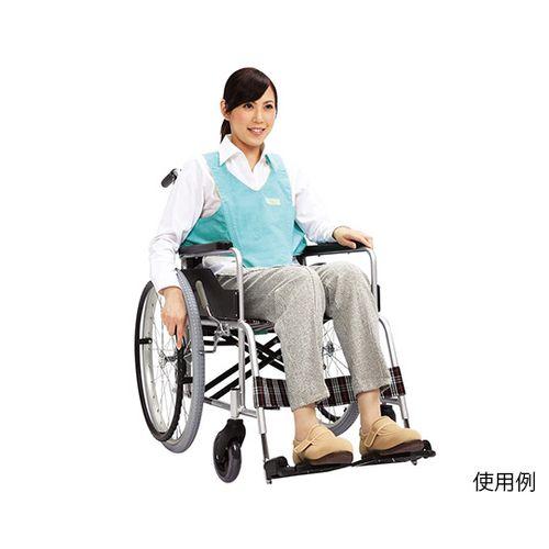 フットマーク 車いす用ワンタッチベルト キーパーII グリーン×イエロー (1個)(403654-02) 取り寄せ商品