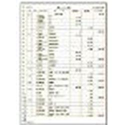 弥生 元帳2行明細用紙 A4縦(単票用紙)(335002H) 取り寄せ商品