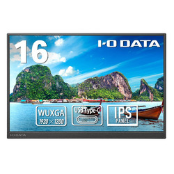 アイ・オー・データ機器 広色域&amp;WUXGA対応16型ディスプレイ(LCD-YC163DX) 取り寄せ商品