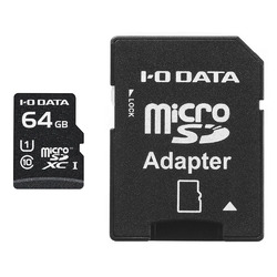 アイ・オー・データ機器 UHS-I microSDカード64GB(MSDU1-64G/NC) 取り寄せ商品