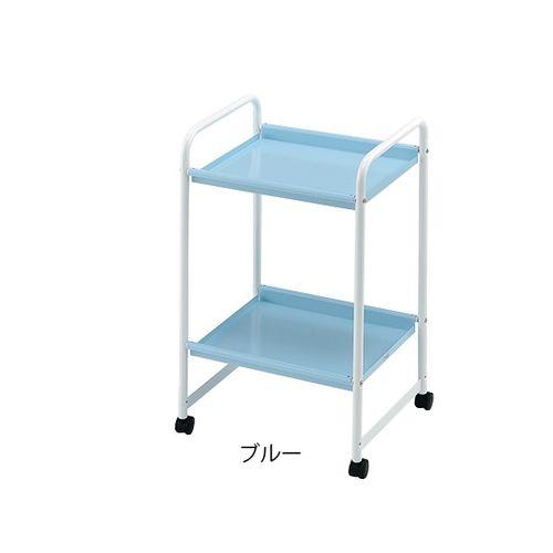 林製作所 スチールワゴン(2段) ブルー (1台)(YS-218) 目安在庫=△の通販は 15,501円