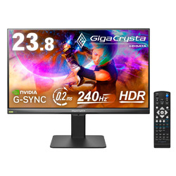 アイ・オー・データ機器 23.8型ゲーミングモニターゲムスタ黒(LCD-GD243UDB-F) 取り寄せ商品