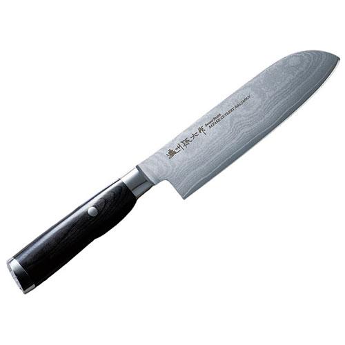 濃州孫六作 ダマスカス三徳包丁(K51103329) 取り寄せ商品