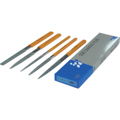 呉英製作所 DIAヤスリ 5点セット K-5 1セット(K-5-SET) 取り寄せ商品