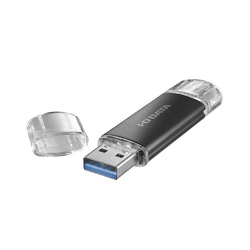 アイ・オー・データ機器 USB-A&USB-C 搭載USBメモリー(USB 3.2 Gen 1) 128GB ブラック(U3C-STD128G/K) 目安在庫=○