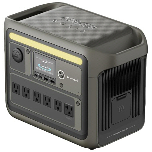 アンカージャパン ポータブル電源 Portable Power Station 1000 1056Wh SnowPeak Edition 1台(A1762N61-72) 取り寄せ商品