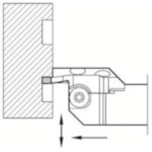京セラ 溝入れ用ホルダ 1個(KGDFL-35-6C-C) 目安在庫=○