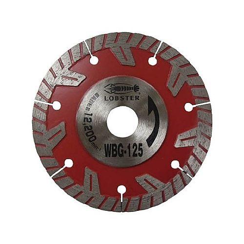 ロブテックス ダイヤモンドカッター ぶった斬り 127mm WBG125(61-2569-41) 取り寄せ商品