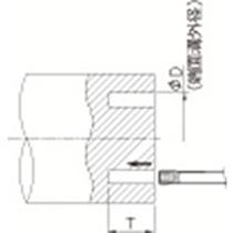 京セラ 溝入れ用ホルダ 1個(KFTBR150250-4S) 目安在庫=○