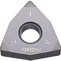 京セラ 旋削用チップ KBN05M コーティング 1個(WNGA080412S01225ME-K) 目安在庫=○