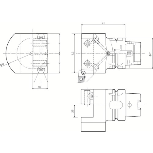 京セラ ツーリング機器 1個(T100H-S2525-150F) 取り寄せ商品