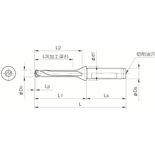 京セラ ドリル用ホルダ 1本(SF16-DRC140M-5) 取り寄せ商品