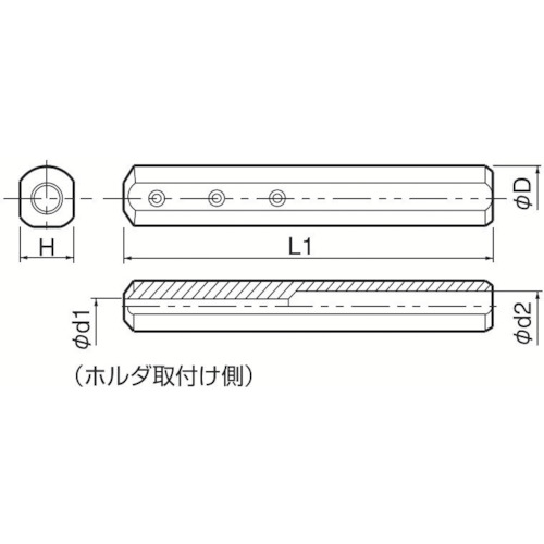 京セラ 内径加工用ホルダ 1本(SH0616-100) 目安在庫=○