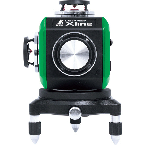 シンワ測定 レーザーロボ Xline グリーン フルライン･地墨クロス 1台(71608) 取り寄せ商品