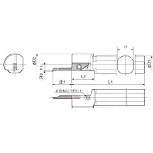 京セラ 内径加工用ホルダ 1個(S16H-SVNR12N) 目安在庫=○