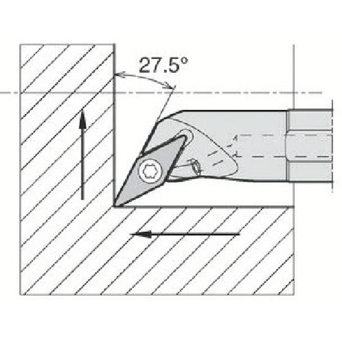 京セラ 内径加工用ホルダ 1個(A12M-SVPBL11-18AE) 取り寄せ商品