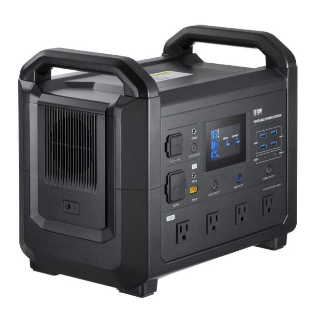 サンワサプライ ポータブル電源(1536Wh・AC1600W)(BTL-RDC38) 取り寄せ商品