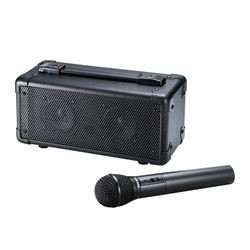 サンワサプライ ワイヤレスマイク付き拡声器スピーカー MM-SPAMP4 メーカー在庫品