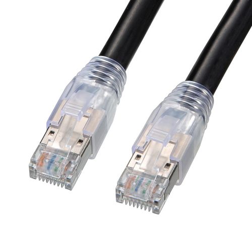 サンワサプライ KB-T6AAD-50BK カテゴリ6A屋外用LANケーブル 取り寄せ商品