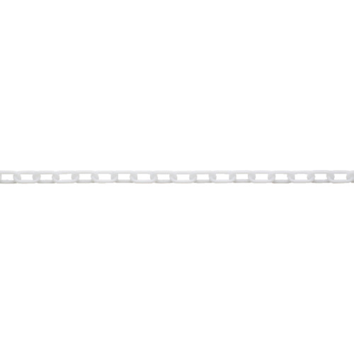 ニッサチェイン プラスチックチェイン 白 2mm×30m 1本(PW20 WHITE) 取り寄せ商品