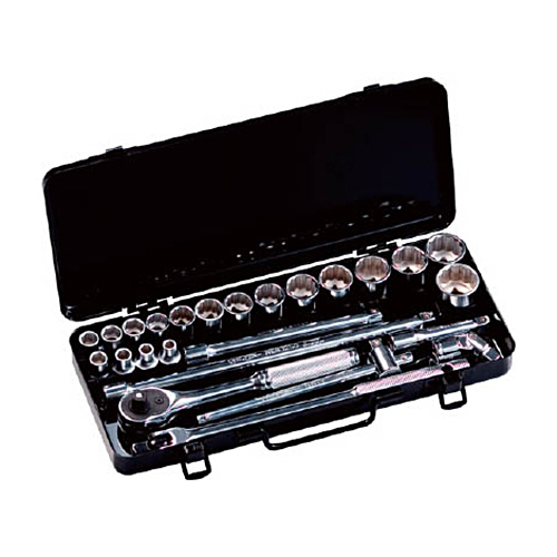 スーパーツール ソケットレンチセット(3/8) 1セット(N318S) 目安在庫=○安全・保護用品