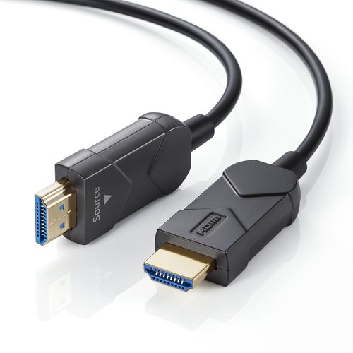 サンワサプライ 8K/60Hz　4K/120Hz対応光ファイバHDMIケーブル(KM-HD20-UFB20LP) メーカー在庫品