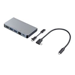 サンワサプライ USB-3TCH15S2 USB Type-C ドッキングハブ 取り寄せ商品