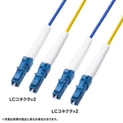 サンワサプライ 防水ロバスト光ファイバケーブル(シングル9μm 2芯 LC×2-LC×2 10m(HKB-WRB2LCLC1-10) 取り寄せ商品