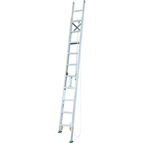 アルインコ 脚伸縮二連はしご 全長9.13m 最大使用質量 100kg 1台(MDE91D) 取り寄せ商品