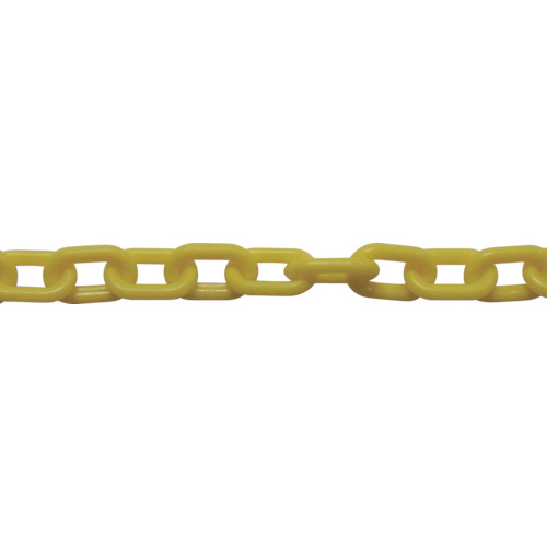ニッサチェイン プラスチックチェイン 黄 4mm×30m 1本(PW40 YELLOW) 取り寄せ商品