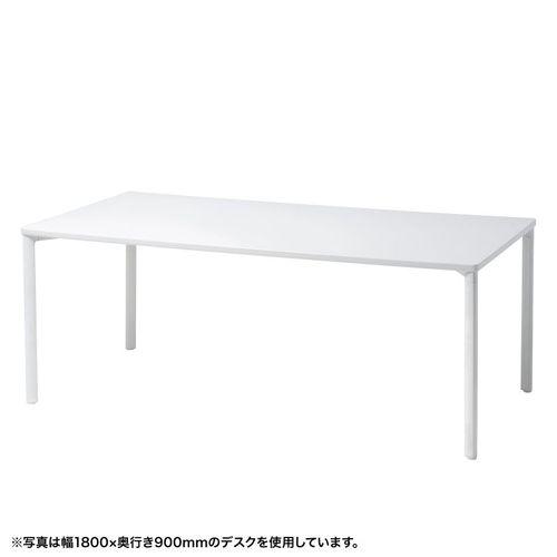 サンワサプライ eテーブル(ホワイト)W1600×D900×H700【受注生産品】(MEF-16090W) 取り寄せ商品 57,539円