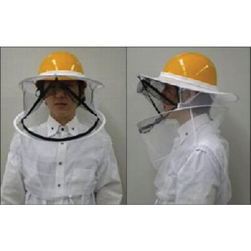 丸和ケミカル 新型頭部保護ネット ファスナー付き フリーサイズ 1枚(8882) 取り寄せ商品