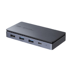 サンワサプライ USB Type-Cドッキングステーション(HDMI2画面出力対応)(USB-CVDK15) 取り寄せ商品