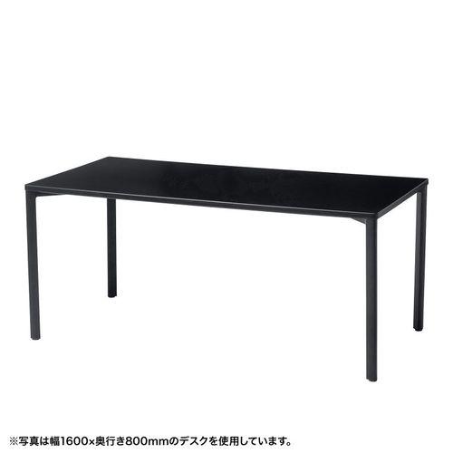 サンワサプライ eテーブル(ブラック)W1600×D600×H700【受注生産品】(MEF-16060BK) 取り寄せ商品