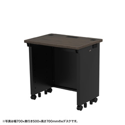 サンワサプライ eデスク(濃い木目)W700×D500×H720【受注生産品】(ED-SK7050M72) 取り寄せ商品 34,391円