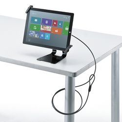 サンワサプライ タブレット汎用セキュリティ10-13対応 eセキュリティ・ブラック(SLE-31STB13BK) 取り寄せ商品 6,545円