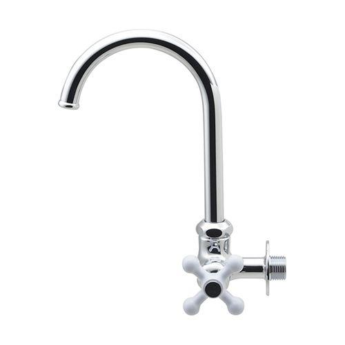 カクダイ GAONA 横形スワン水栓13 GA-DF001(68-4077-23) 取り寄せ商品