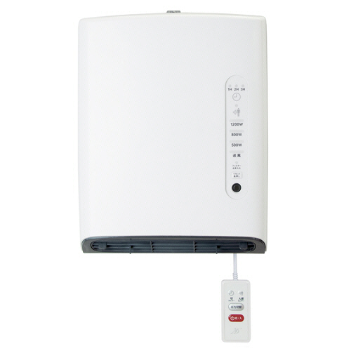 ＺＥＰＥＡＬ 人感センサー付脱衣所ヒーター ホワイト 1台(DWC-A120P-WH) 取り寄せ商品