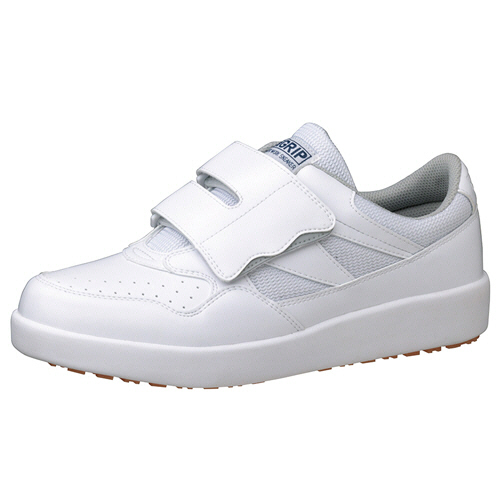 ミドリ安全 超耐滑軽量作業靴 ハイグリップ H-716N ホワイト 25.5cm 1足(H-716N-W-25.5) 目安在庫=○