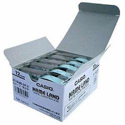 カシオ計算機 NAME LAND用 スタンダードテープ 12mm幅（白／黒文字） 5本入り(XR-12WE-5P-E) メーカー在庫品の通販は 7,042円