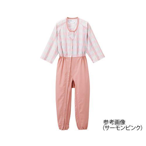 エンゼル（介護用品） 前開き介護寝巻き （フルオープン型/ロック機能付） サーモンピンク/L 5738-TA (1枚)(8-4344-03) 目安在庫=△